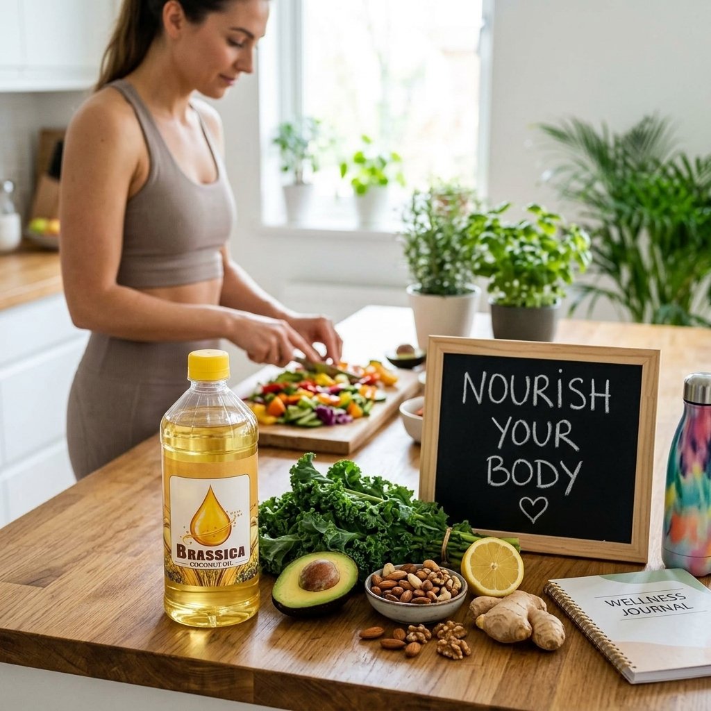 Coconut Oil cold pressed oil banner