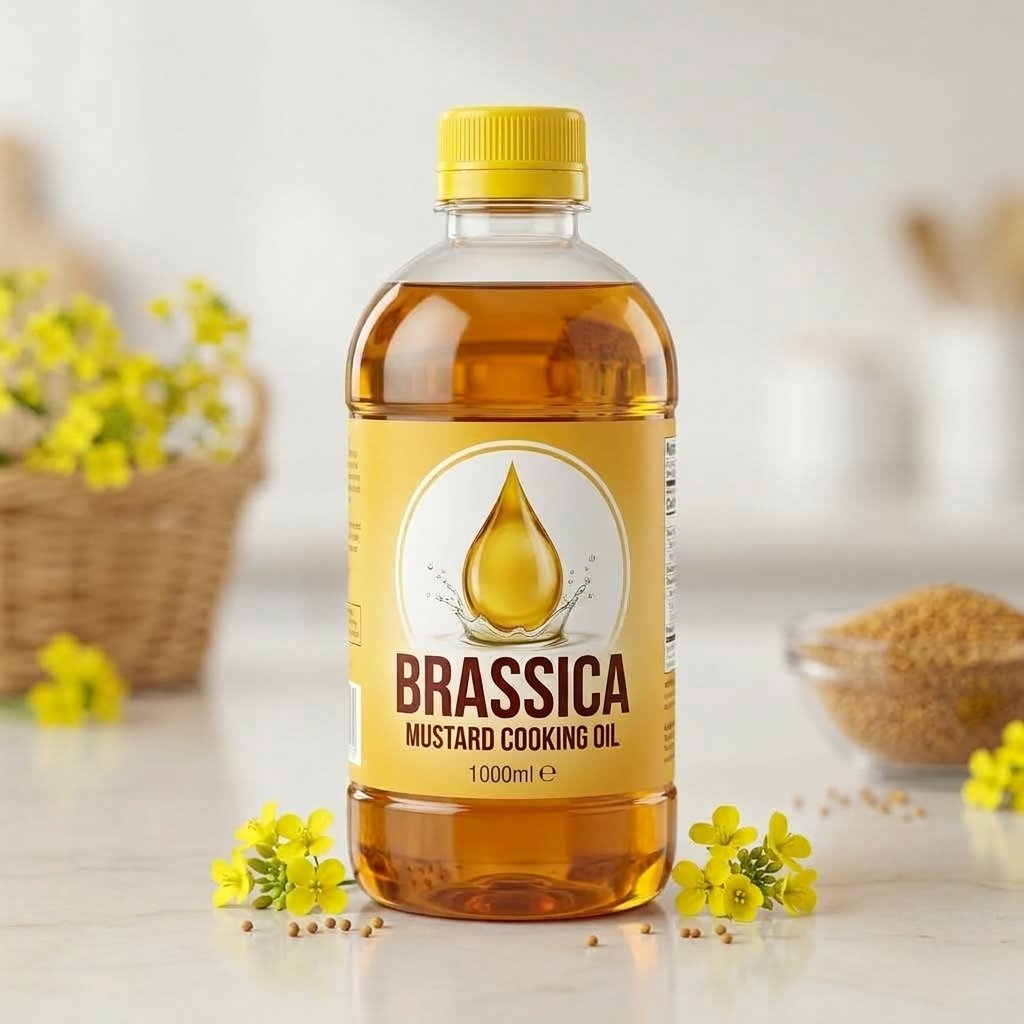 Brassica Mustard Oil Cold Pressed Oil - Photo 2