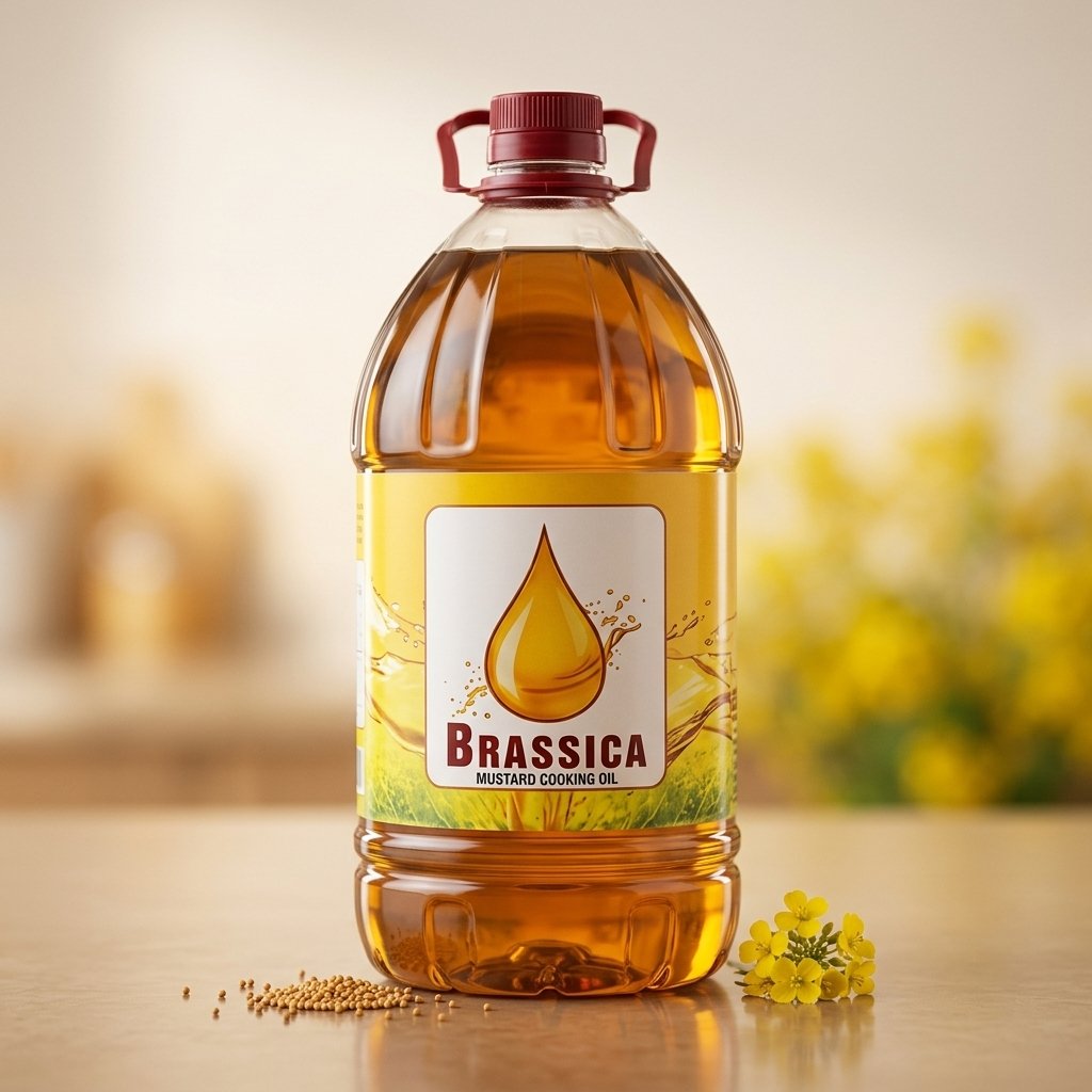 Brassica Mustard Oil Cold Pressed Oil - Photo 3