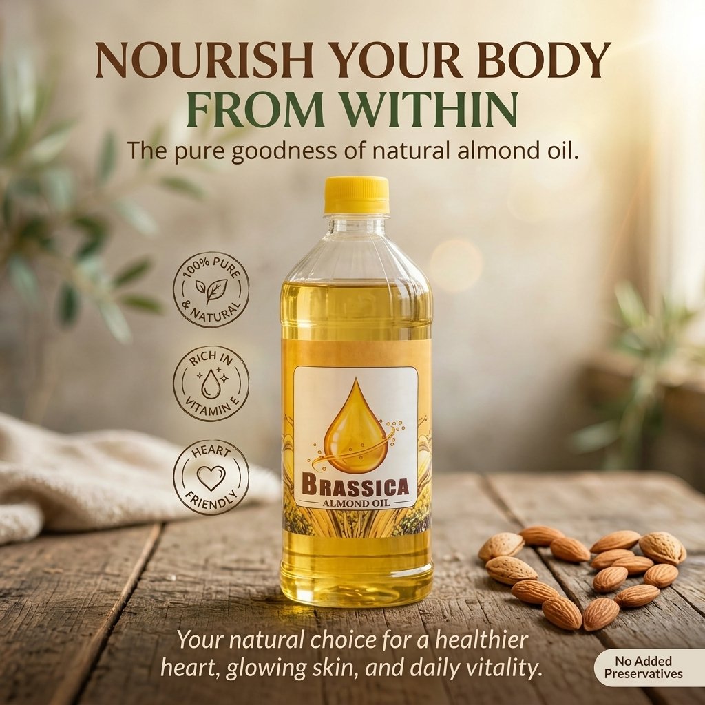 Sweet Almond Oil cold pressed oil banner