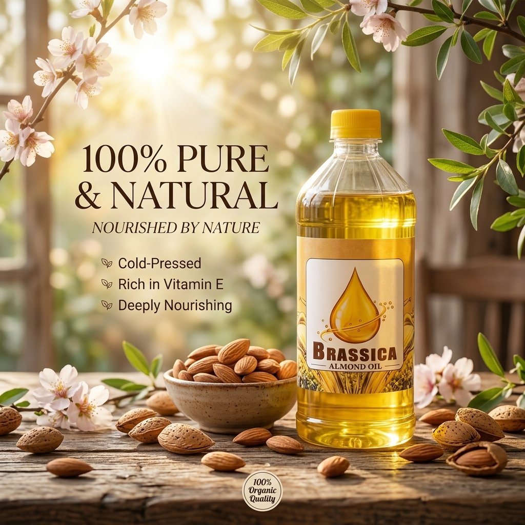 Brassica Sweet Almond Oil Cold Pressed Oil - Photo 5